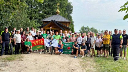Велопробег в память о Великом Подвиге: медики Пинска объединились в спортивном мероприятии